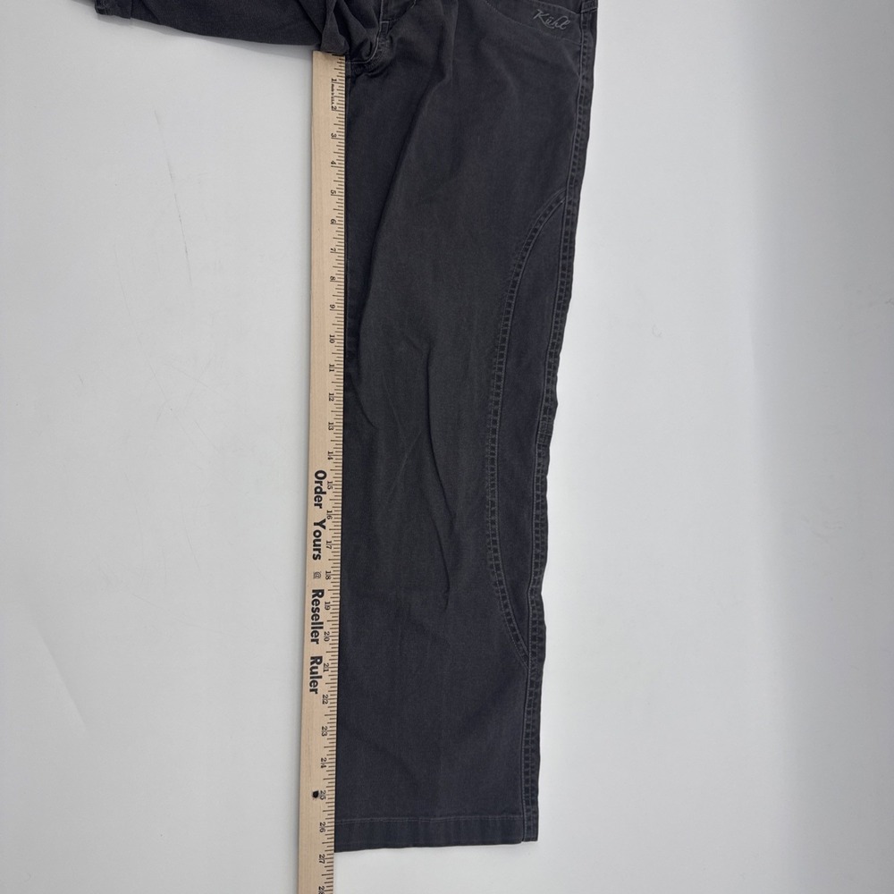 Kuhl Women's Size 6 Regular Grey Hiking Pants Stretch Denim Embroidered - Picture 9 of 10
